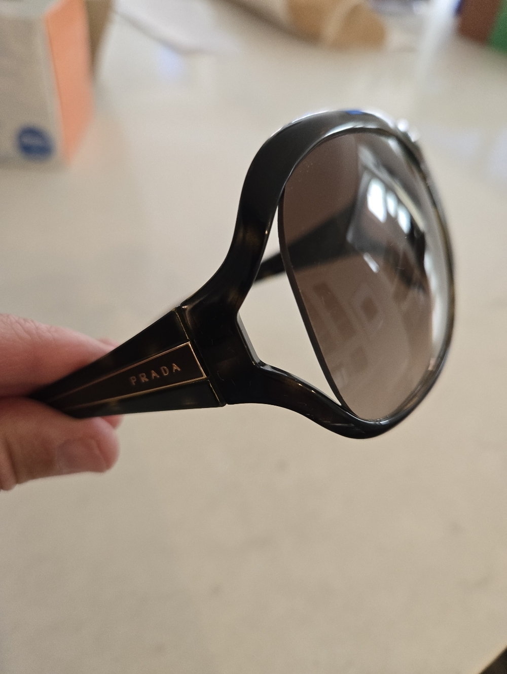 Prada Acetate Sunglasses SPR-05L - Picture 9 of 10